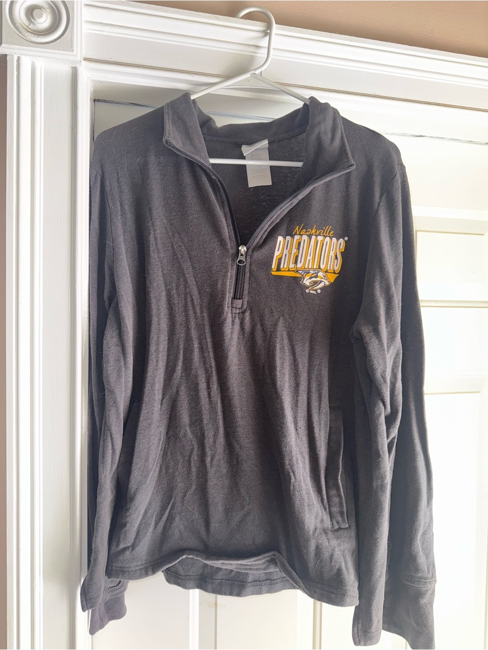 Nashville Predators half zip